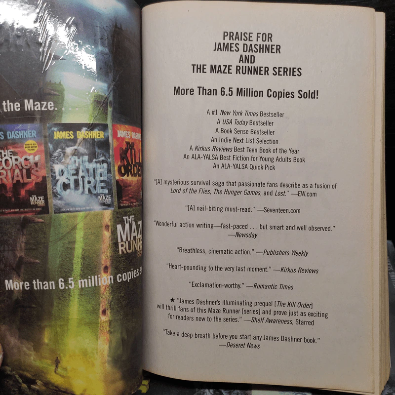 The Maze Runner 3 Books - James Dashner รูปที่ 4