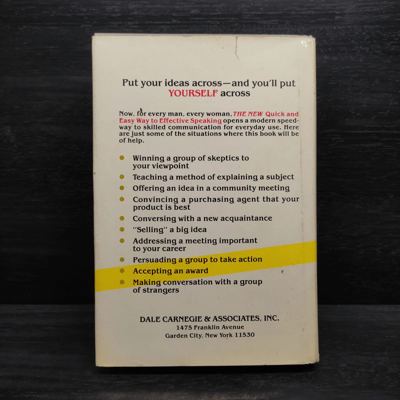 The Quick and Easy Way to Effective Speaking - Dale Carnegie รูปที่ 2