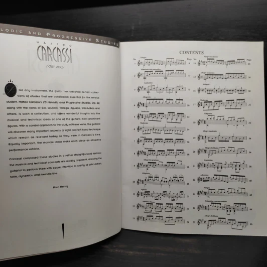Matteo Carcassi - 25 Melodic and Progressive Studies รูปที่ 6