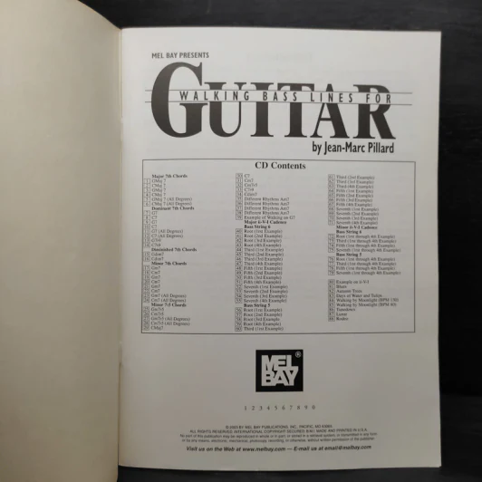 Mel Bay Walking Bass Lines for Guitar รูปที่ 5