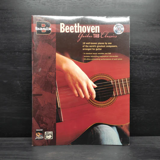 Basix Guitar TAB Classics -- Beethoven: Book & Online Audio รูปที่ 1