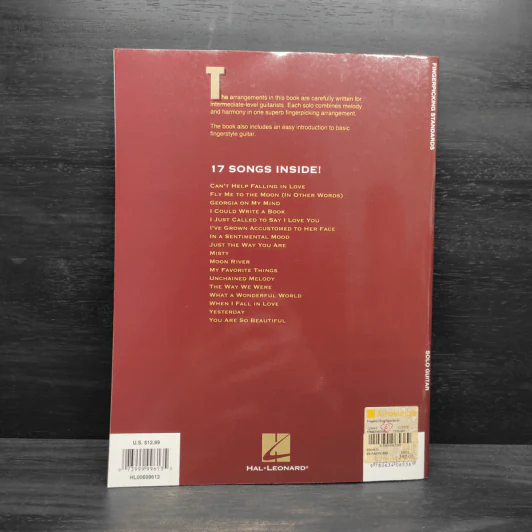 Fingerpicking Standards: 17 Songs Arranged for Solo Guitar in Standard Notation & Tablature รูปที่ 2