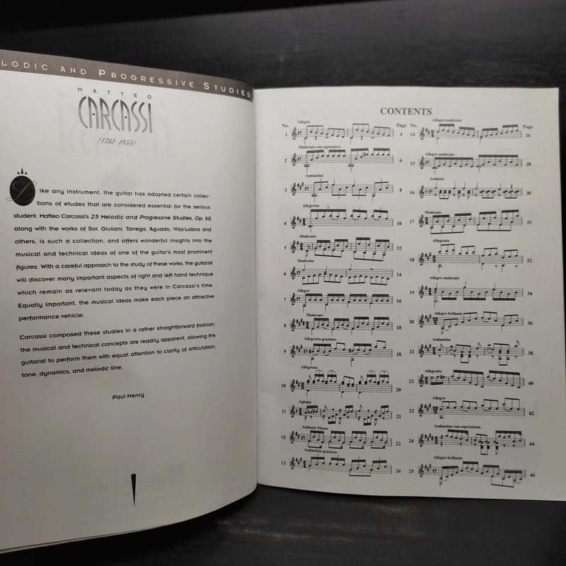 Matteo Carcassi - 25 Melodic and Progressive Studies รูปที่ 6