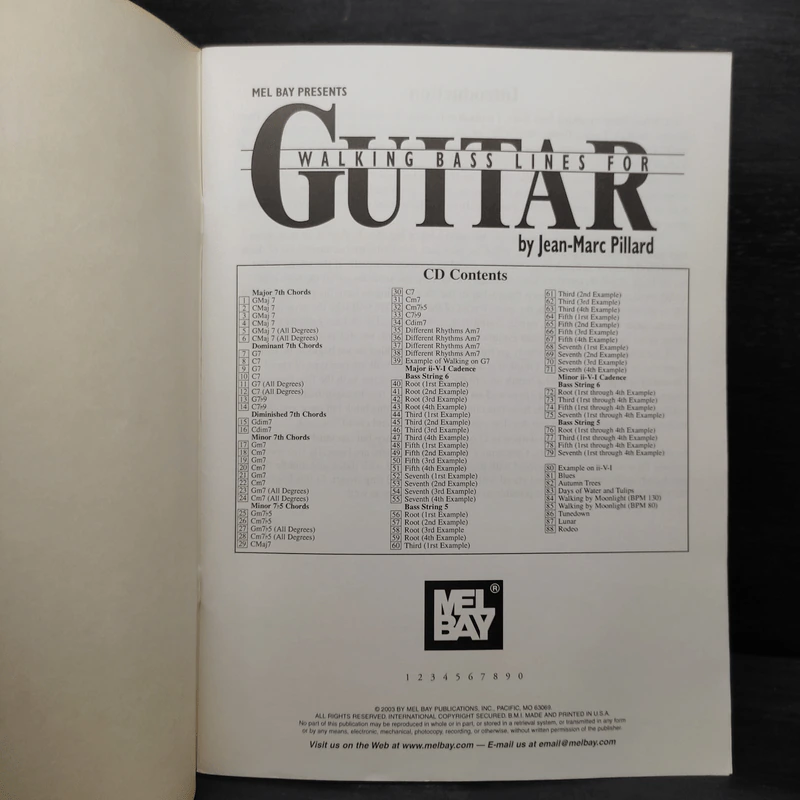 Mel Bay Walking Bass Lines for Guitar รูปที่ 5