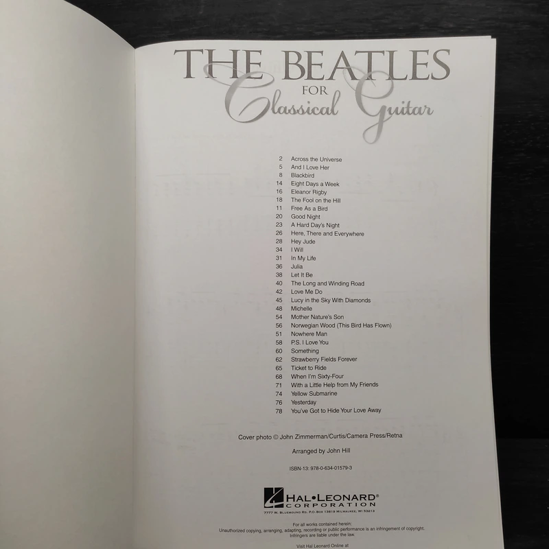 The Beatles for Classical Guitar รูปที่ 5