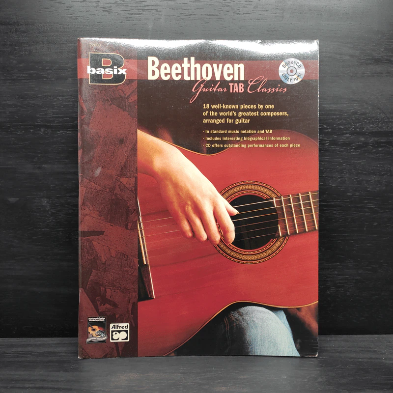Basix Guitar TAB Classics -- Beethoven: Book & Online Audio รูปที่ 1