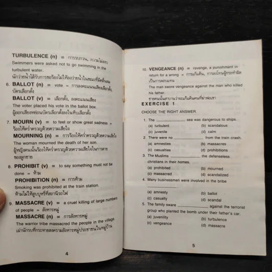 เพิ่มศัพท์แบบฉับพลัน Vocabulary Commonly Used in Newspaper รูปที่ 6