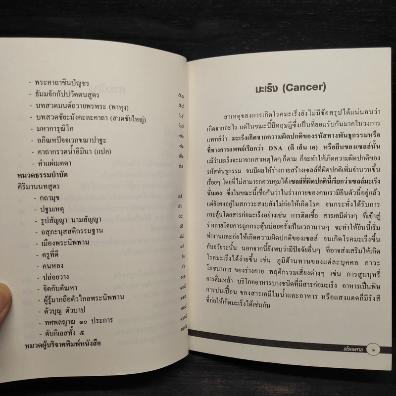 สมาธิบำบัดกับการรักษาโรคมะเร็ง อโรคยศาล รูปที่ 7