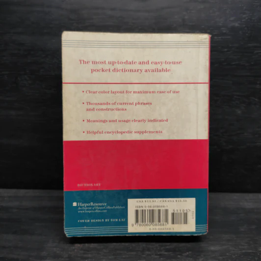 Harper Collins Pocket Webster's Dictionary รูปที่ 2