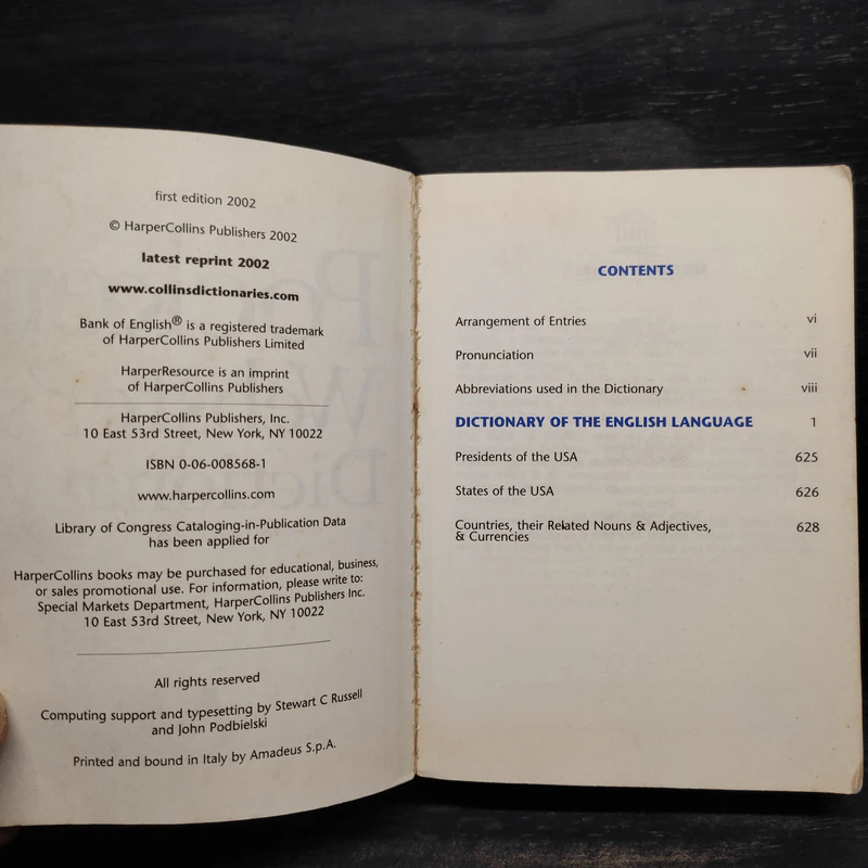 Harper Collins Pocket Webster's Dictionary รูปที่ 4