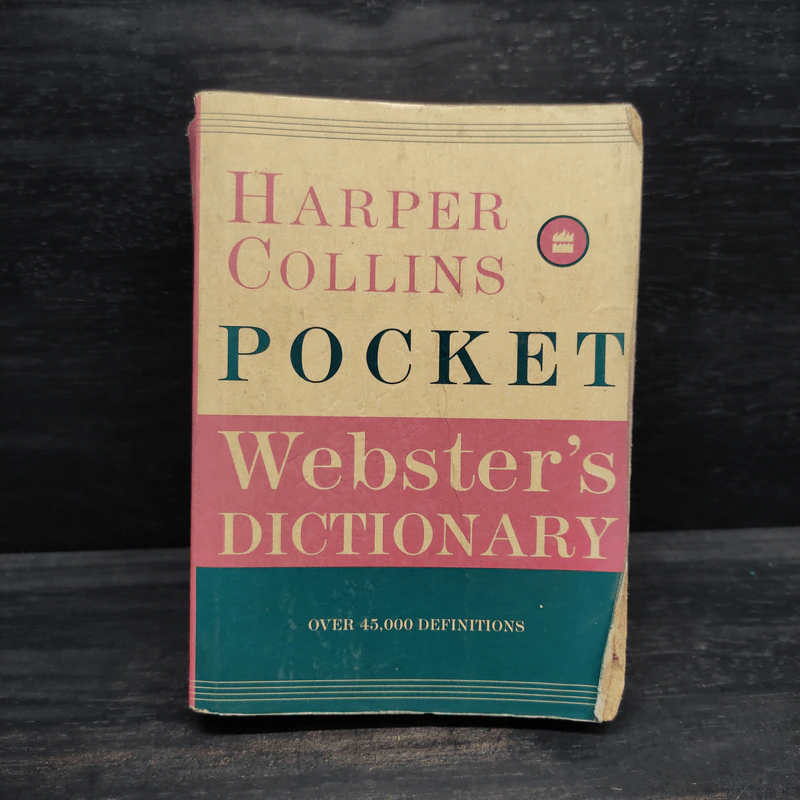 Harper Collins Pocket Webster's Dictionary รูปที่ 1