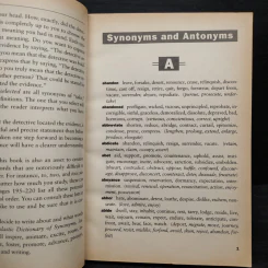 Scholastic Dictionary of Synonyms, Antomnyms, and Homonyms รูปที่ 6