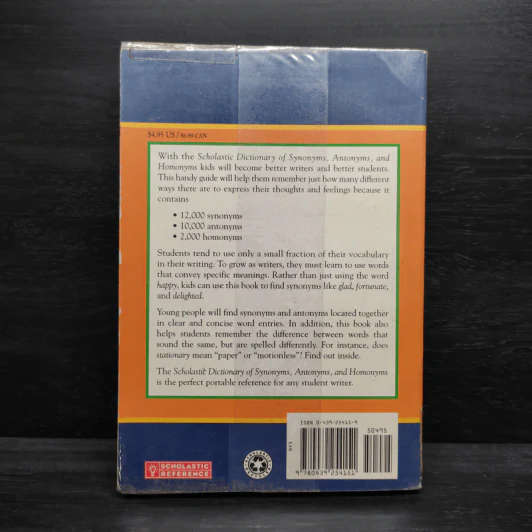 Scholastic Dictionary of Synonyms, Antomnyms, and Homonyms รูปที่ 2