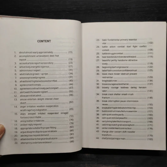 คำคล้ายในภาษาอังกฤษ English Synonyms - ร.ท.นิพนธ์ กาบสลับพล รูปที่ 6