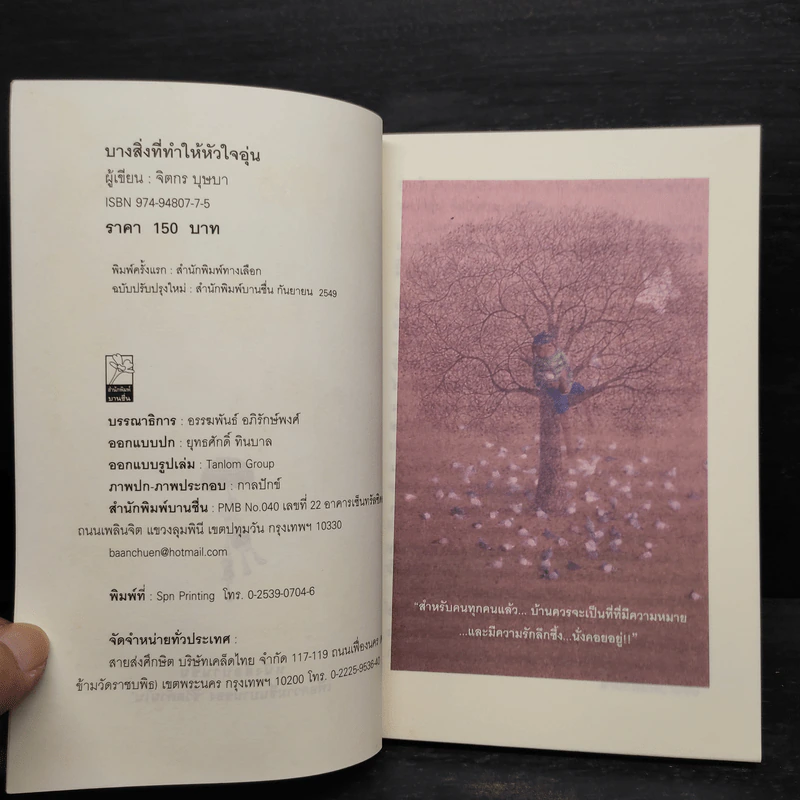 บางสิ่งที่ทำให้หัวใจอุ่น - จิตกร บุษบา รูปที่ 5