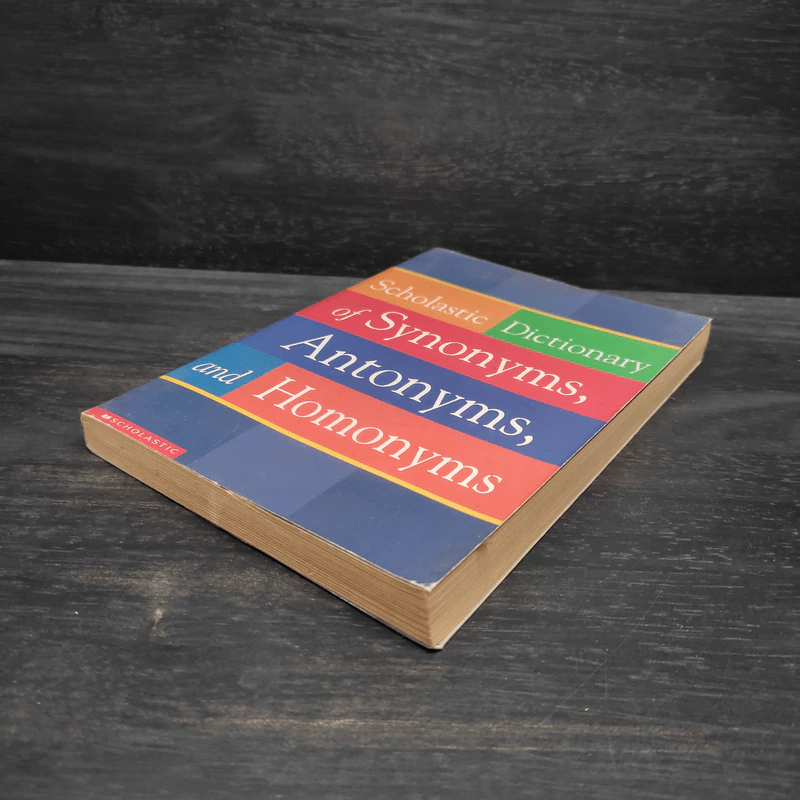 Scholastic Dictionary of Synonyms, Antomnyms, and Homonyms รูปที่ 4