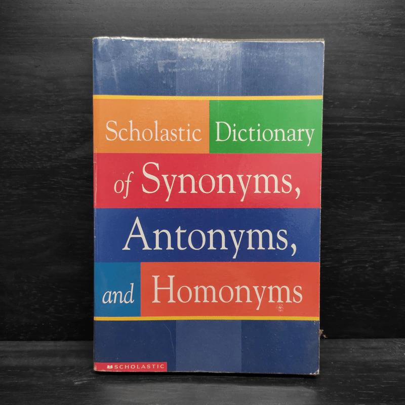 Scholastic Dictionary of Synonyms, Antomnyms, and Homonyms รูปที่ 1