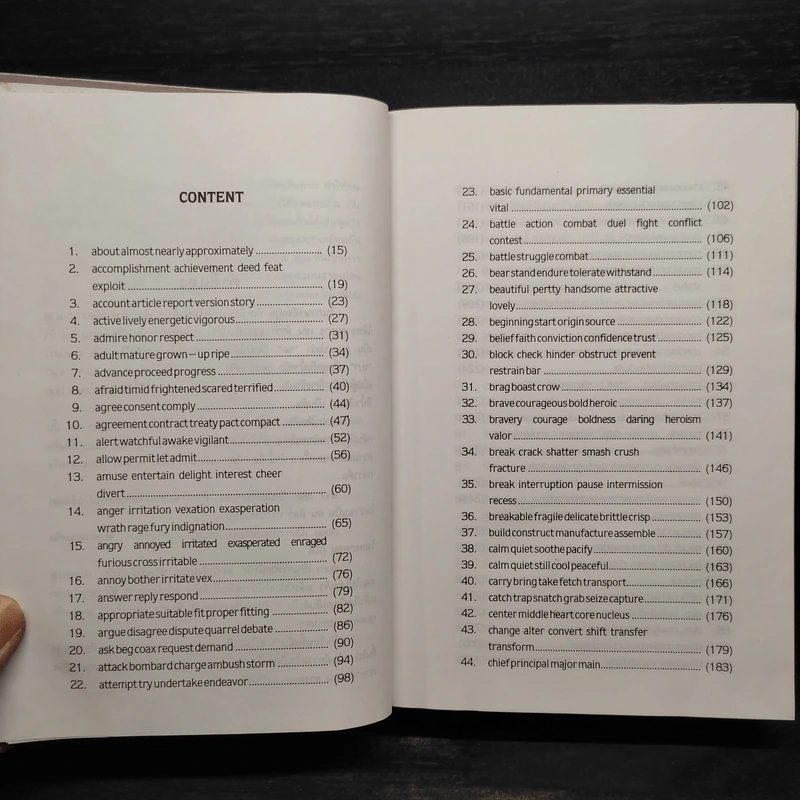 คำคล้ายในภาษาอังกฤษ English Synonyms - ร.ท.นิพนธ์ กาบสลับพล รูปที่ 6