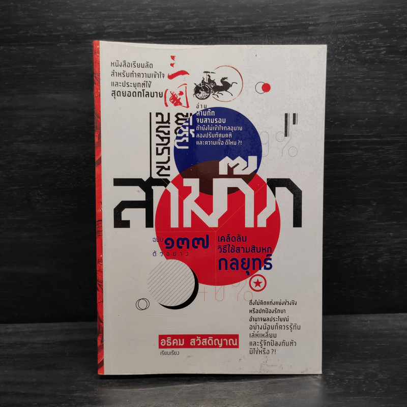 พิชัยสงครามสามก๊ก ฉบับ 137 ตัวอย่าง เคล็ดลับ วิธีใช้สามสิบหกกลยุทธ์ - อธิคม สวัสดิญาณ รูปที่ 1