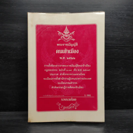 พระราชบัญญัติคนเข้าเมือง พ.ศ.2522 รูปที่ 1