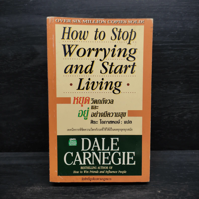 หยุดวิตกกังวลและอยู่อย่างมีความสุข - Dale Carnegie (เดล คาร์เนกี้) รูปที่ 1