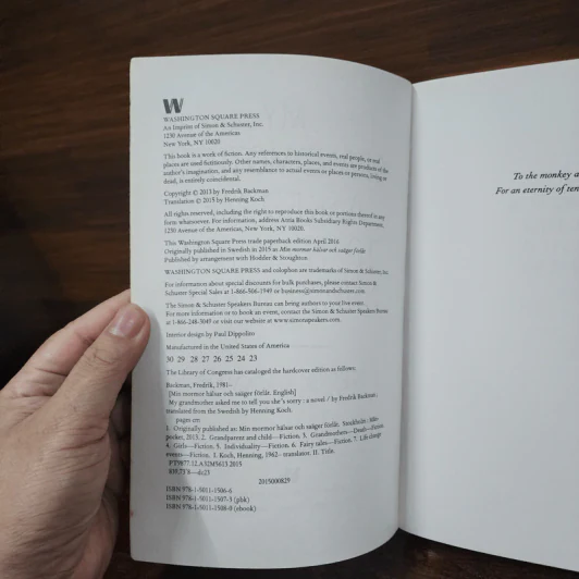 My Grandmother Asked Me to Tell You She's Sorry - Fredrik Backman รูปที่ 7