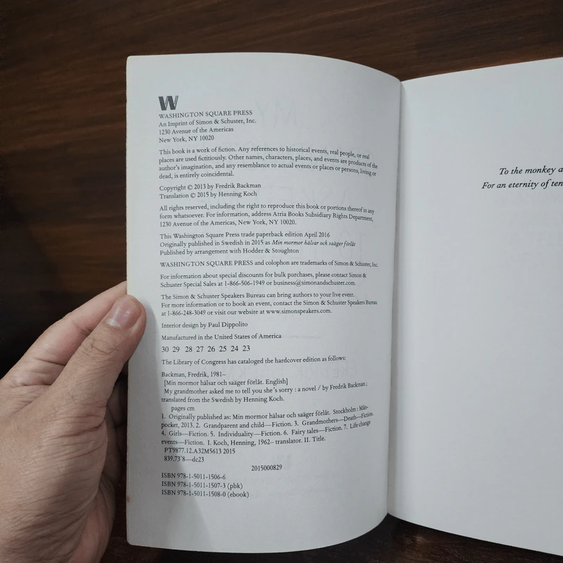 My Grandmother Asked Me to Tell You She's Sorry - Fredrik Backman รูปที่ 7