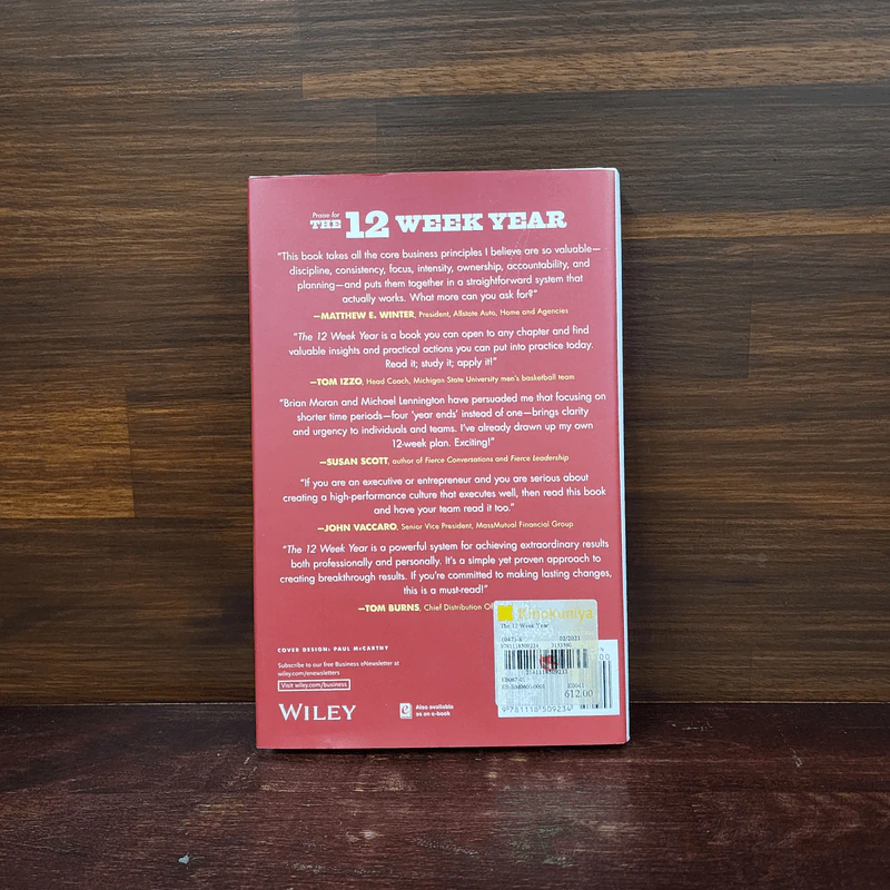The 12 Week Year - Brian P. Moran, Michael Lennington รูปที่ 6
