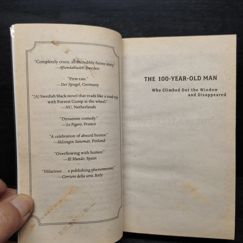 The 100-Year-Old Man Who Climbed Out the Window and Disappeared - Jonas Jonasson รูปที่ 5