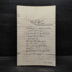 I Wrote This For You: Just the Words - Iain S. Thomas รูปที่ 1