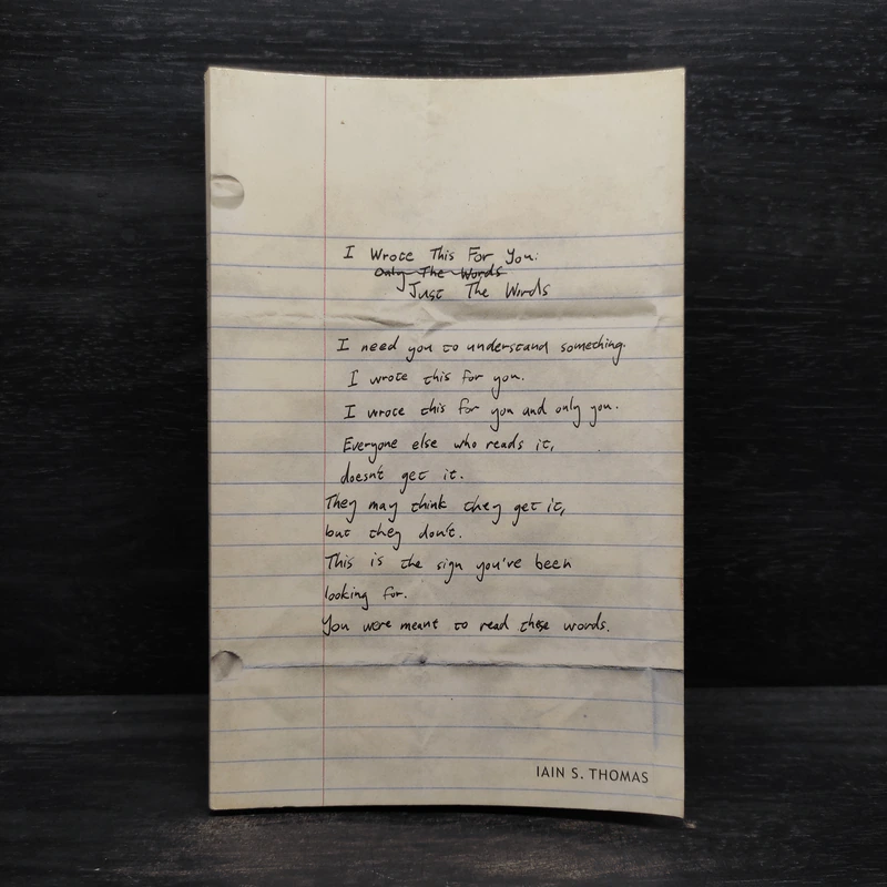 I Wrote This For You: Just the Words - Iain S. Thomas รูปที่ 1