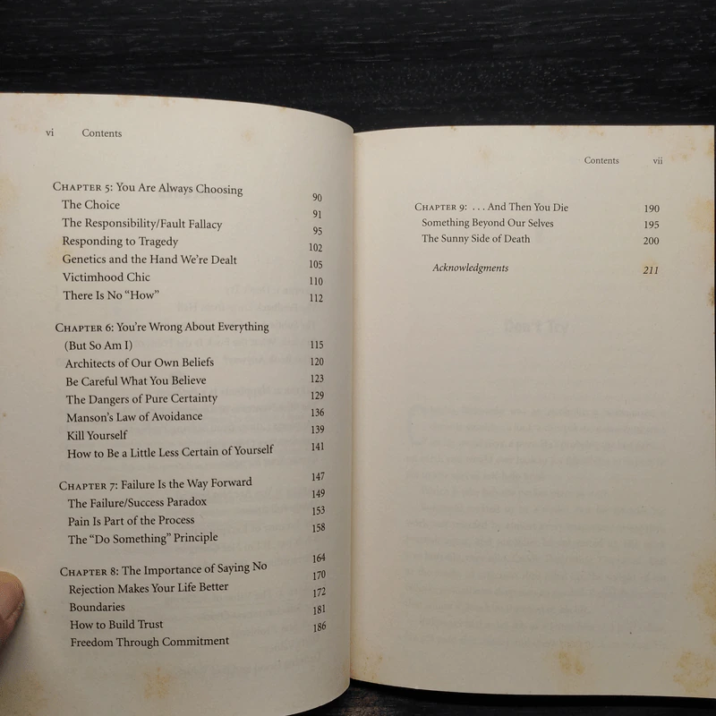 The Subtle Art of Not Giving a F*ck - Mark Manson รูปที่ 6