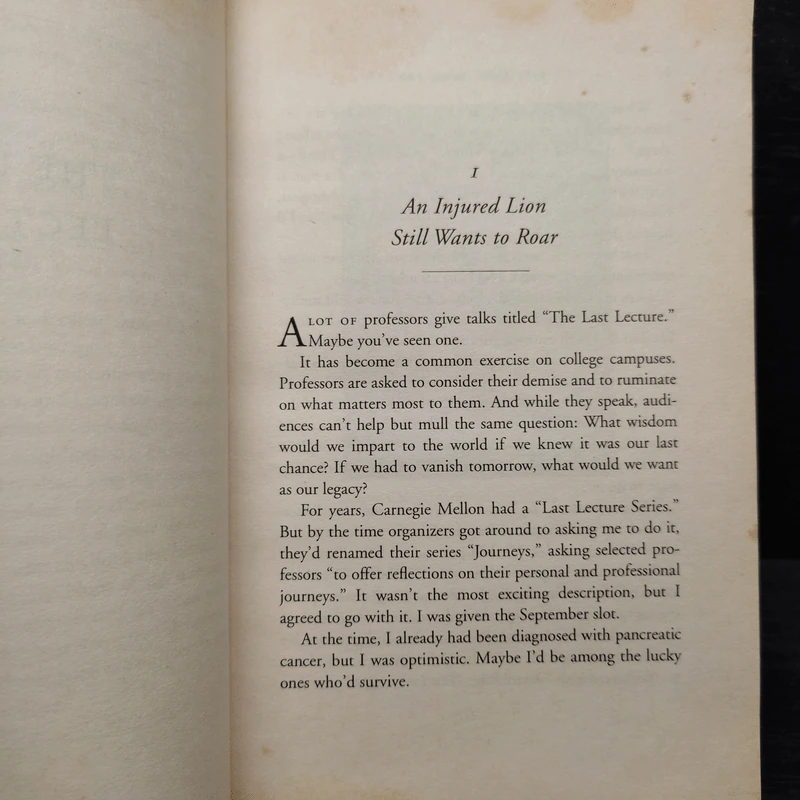 The Last Lecture - Randy Pausch รูปที่ 8