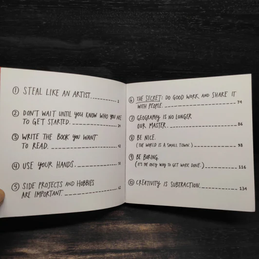 The Steal Like an Artist Journal - Austin Kleon รูปที่ 6