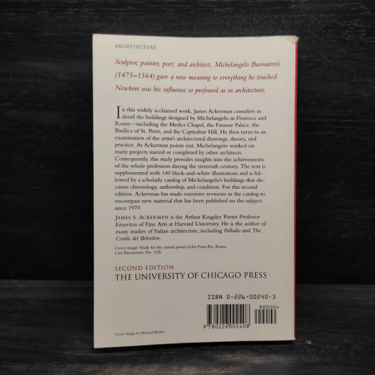 The Architecture of Michelangelo - James S. Ackerman รูปที่ 2