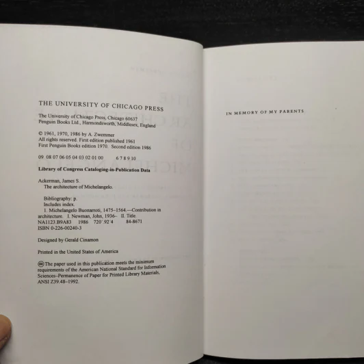 The Architecture of Michelangelo - James S. Ackerman รูปที่ 5