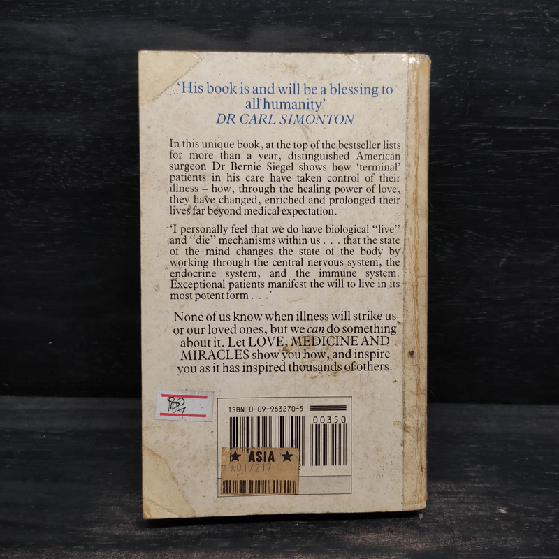 Love, Medicine and Miracles - Bernie S. Siegel รูปที่ 2
