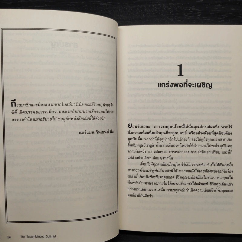 THE TOUGH-MINDED OPTIMIST คิดบวก:มองโลกด้วยจิตที่แข็งแกร่ง - นอร์แมน วินเซนต์พีล รูปที่ 7