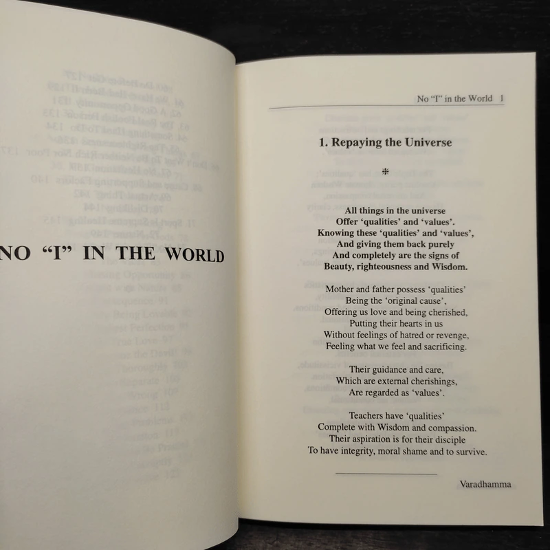 No I in the World - Varadhamma รูปที่ 8