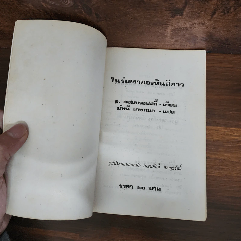 ในร่มเงาของหินสีขาว - อ.ดอมบรอฟสกี้ รูปที่ 7