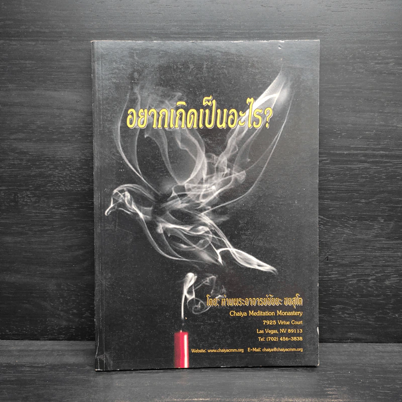 อยากเกิดเป็นอะไร? - ท่านพระอาจารย์ชัยยะ ชยสุโต รูปที่ 1