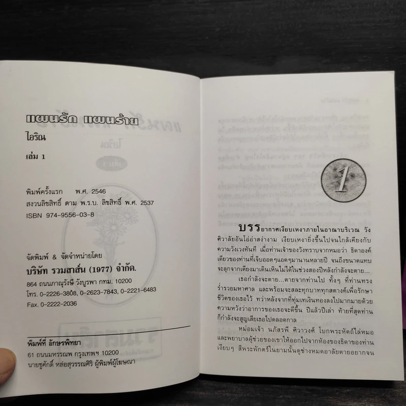 แผนรักแผนร้าย 2 เล่มจบ - ไอริณ รูปที่ 6