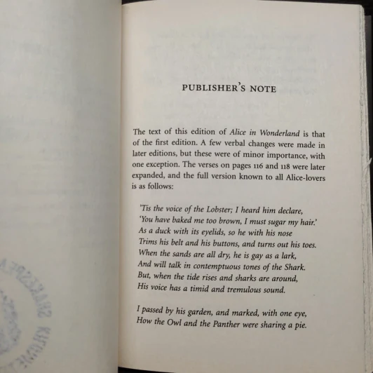 Alice's Adventures in Wonderland - Lewis Carroll รูปที่ 6
