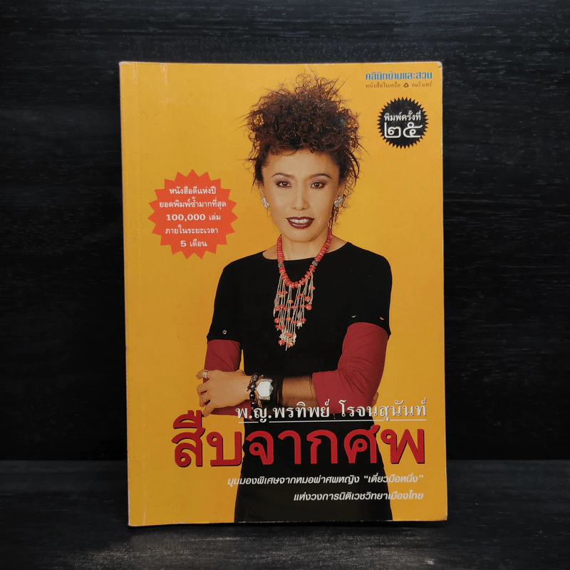 สืบจากศพ - พ.ญ.พรทิพย์ โรจนสุนันท์ รูปที่ 1