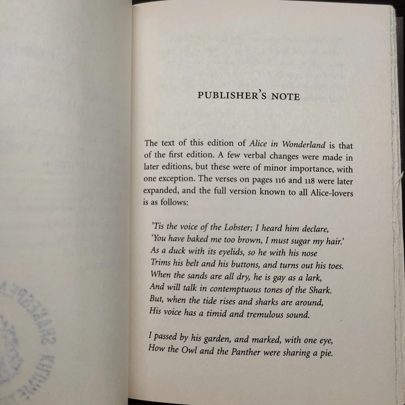 Alice's Adventures in Wonderland - Lewis Carroll รูปที่ 6