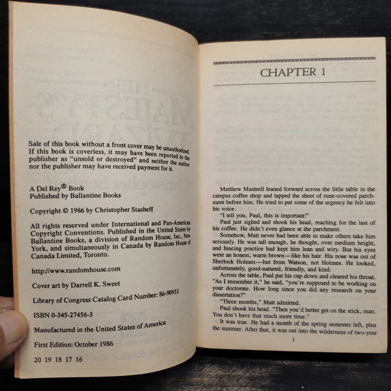 Christopher Stasheff HER MAIESTY'S WIZARD รูปที่ 5