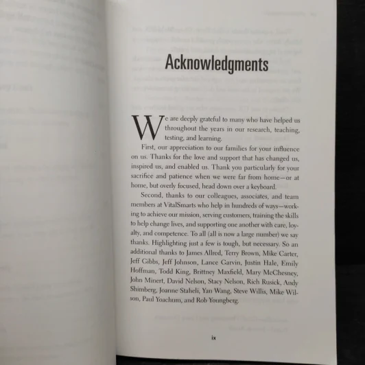 Influencer: The New Science of Leading Change รูปที่ 7