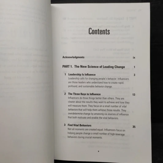 Influencer: The New Science of Leading Change รูปที่ 5