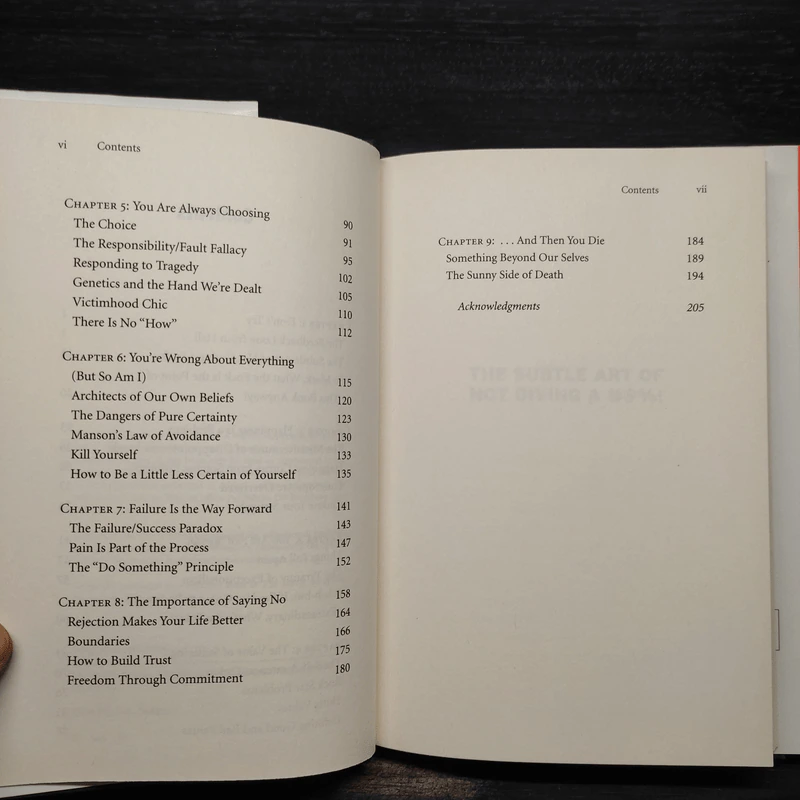 The Subtle Art of Not Giving a F*ck - Mark Manson รูปที่ 6
