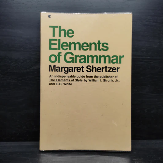 The Elements of Grammar - Margaret Shertzer รูปที่ 1